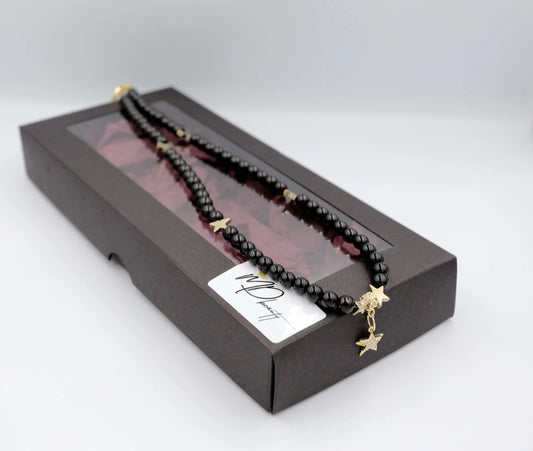 Kaklo papuošalas "Juoda Žvaigždė"